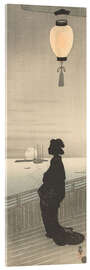 Acrylic print Courtesan on veranda