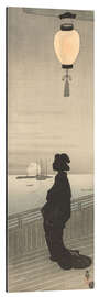 Aluminium print Courtesan on veranda