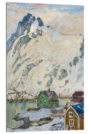 Gallery Print Am Fuße des Berges - Studie von den Lofoten, 1905