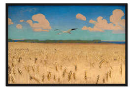 Gerahmter Kunstdruck Dänische Landschaft, 1891