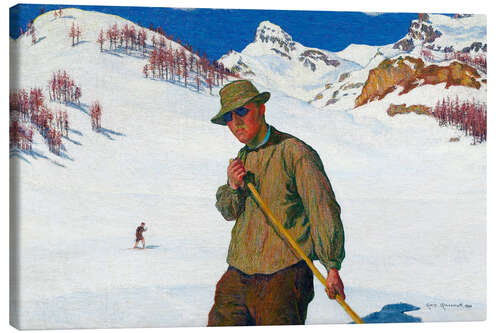 Quadro em tela Skier, 1899