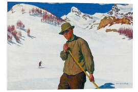 Tableau en PVC Skier, 1899