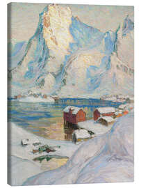 Canvas print An Arctic Spring Day - Study from North Norway