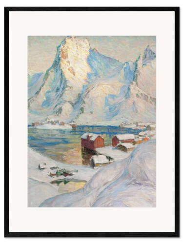 Framed art print An Arctic Spring Day - Study from North Norway