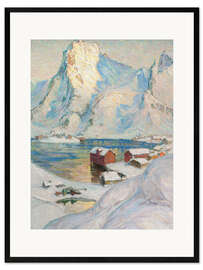 Framed art print An Arctic Spring Day - Study from North Norway