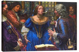 Canvas print Queen Christina in Palazzo Corsini, 1908
