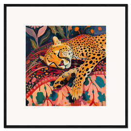 Framed art print Fauve Cheetah