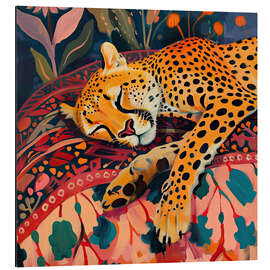 Magnettafel Fauve Cheetah