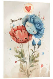 Tableau en verre acrylique Dreamteam - Bettina Dittmann