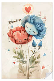 Wandsticker Dreamteam - Bettina Dittmann