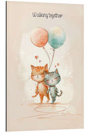 Magnettafel Walking together