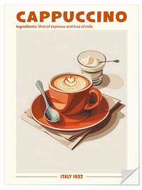 Wall sticker Cappuccino, Italy 1932