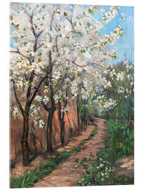 Akrylbilde Cherry Blossom - Ingeborg Eggertz