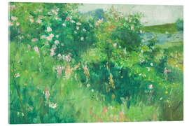 Cuadro de metacrilato Briar-Rose Bushes Flowering on the Isle of Tjörn - Karl Fredrik Nordström