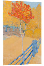 Tableau en aluminium Autumn landscape - John Sten, 1906