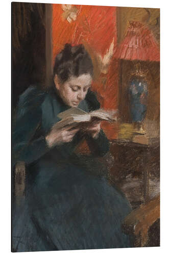 Aluminiumsbilde The Artist's Wife, 1889