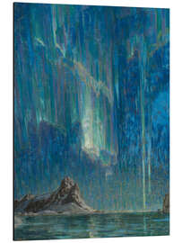 Magnettafel Nordlichter II - Studie aus Nordnorwegen