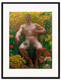 Impression artistique encadrée Adam in the Garden of Eden, 1914