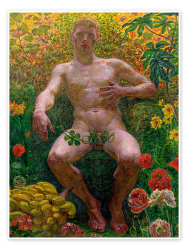 Poster Adam in the Garden of Eden, 1914