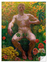 Wandsticker Adam im Garten Eden, 1914