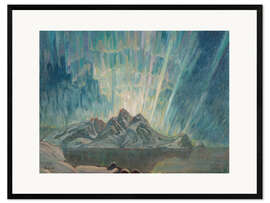 Framed art print Northern Lights I - Study from North Norway