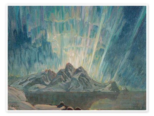 Plakat Northern Lights I - Study from North Norway