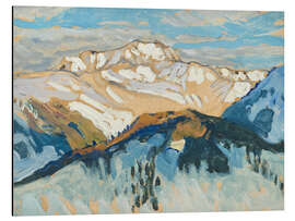 Alubild Berge - Studie aus der Schweiz