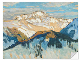 Wandsticker Berge - Studie aus der Schweiz