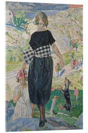 Tableau en verre acrylique Jumping Dog, 1920