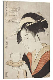 Aluminium print Woman Holding a Cup on a Tray, 1795