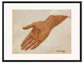 Kunsttryk i ramme Hand, Sketch for a Picture of Christ