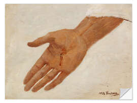 Adesivo murale Hand, Sketch for a Picture of Christ