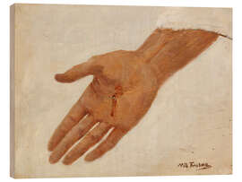 Print på træ Hand, Sketch for a Picture of Christ