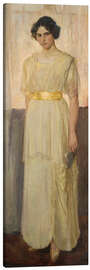 Leinwandbild Porträt der Künstlerin Astrid Setterwall Ångström, 1914