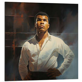 Tableau en aluminium Portrait of Muhammad Ali