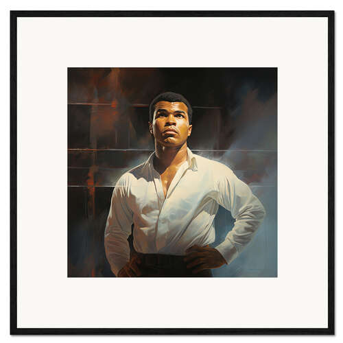 Framed art print Portrait of Muhammad Ali