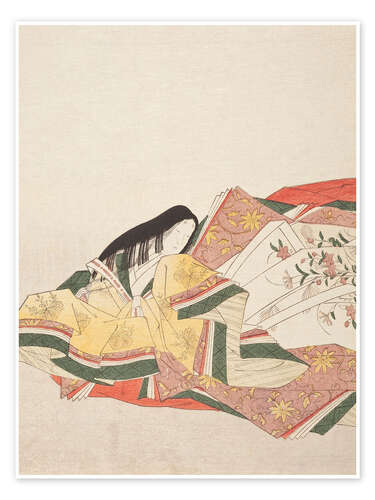 Poster Japanese Poetess - Hosoda Eishi