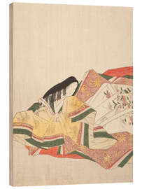 Wood print Japanese Poetess - Hosoda Eishi