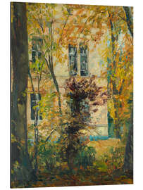 Stampa su alluminio House with garden - Ulrich Hubner, 1901