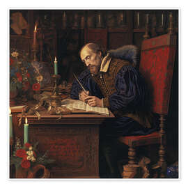 Tableau Portrait of William Shakespeare