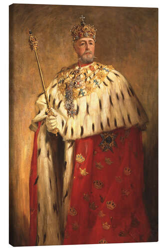 Tableau sur toile Oskar II, King of Sweden and Norway - Oskar Bjorck