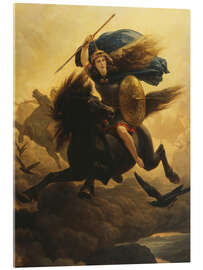 Akryylilasitaulu Valkyrie - Peter Nicolai Arbo, 1865