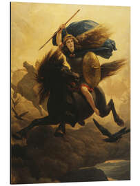 Aluminium print Valkyrie - Peter Nicolai Arbo, 1865