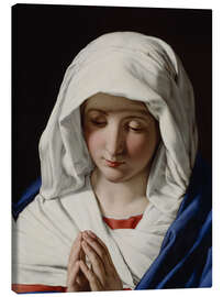Canvas print The Virgin praying - Giovanni Battista Salvi da Sassoferrato