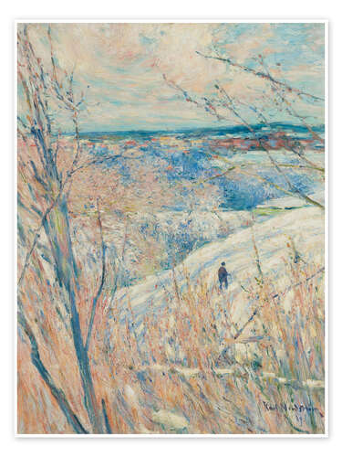 Poster Winter, 1889