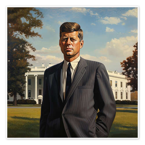 Poster Portrait of John F. Kennedy