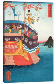 Lienzo Tokaido, Maisaka, 1863 - Tsukioka Yoshitoshi