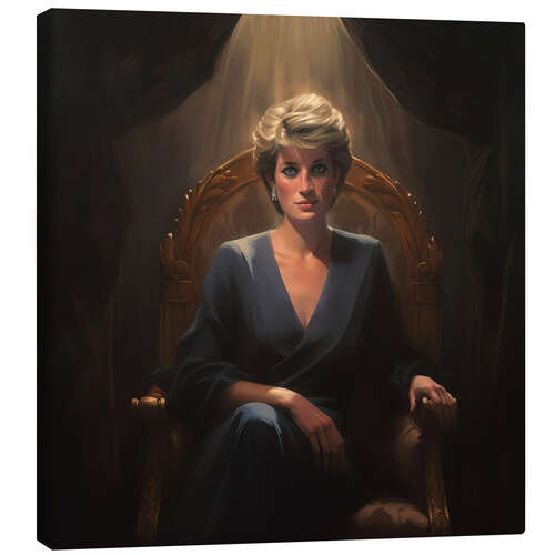 Quadro em tela Portrait of Diana, Princess of Wales