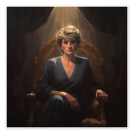 Tableau Portrait of Diana, Princess of Wales