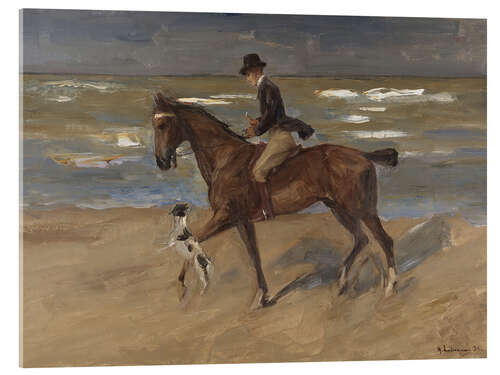 Obraz na szkle akrylowym Rider on the Beach, 1911
